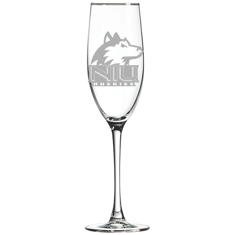 Northern Illinois University Polar Camel 8 oz. Champagne Flute