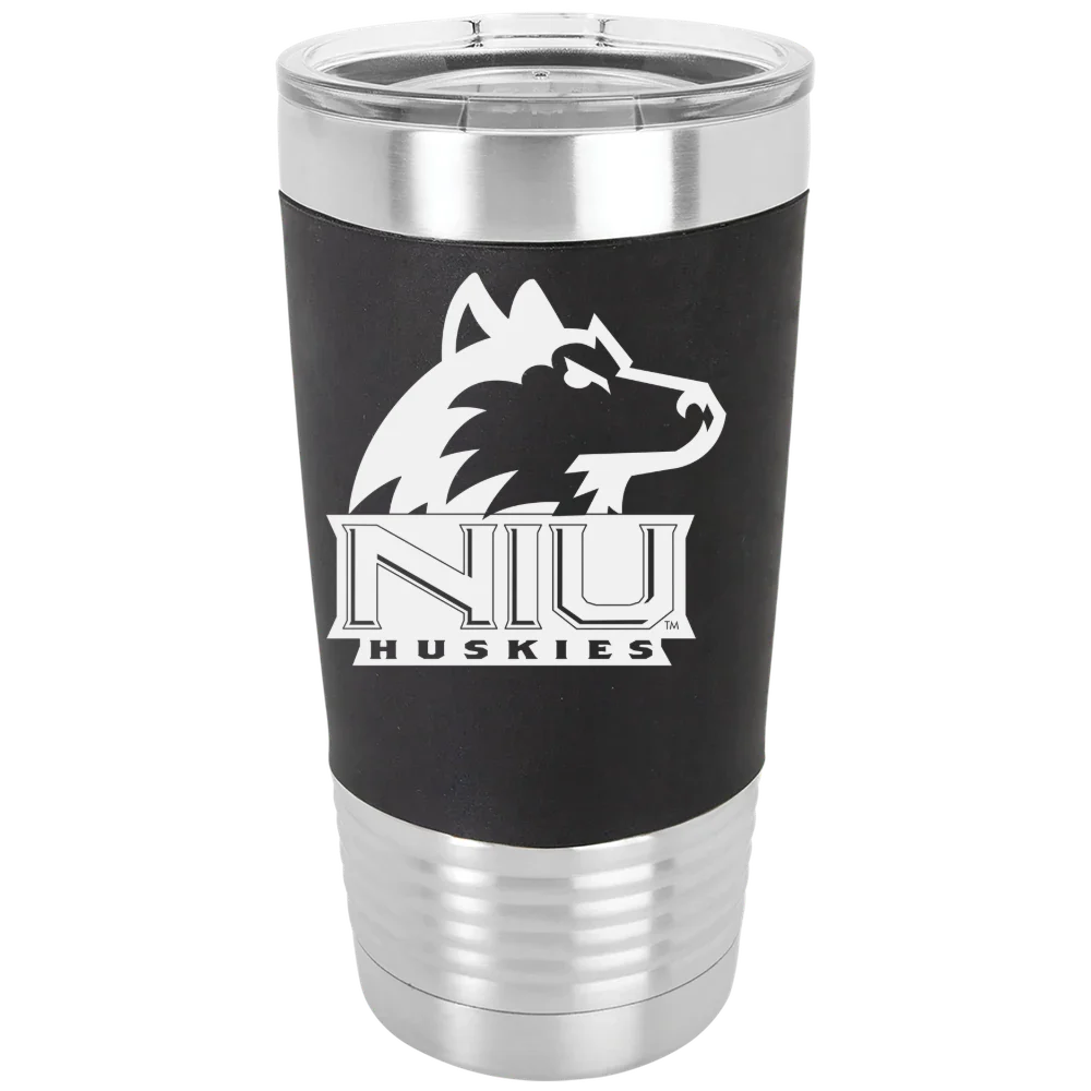 Northern Illinois University Polar Camel 20 oz. Silicone Grip Tumbler with Standard Lid