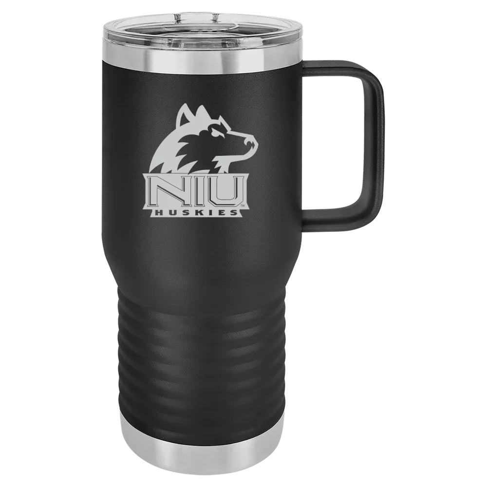 Northern Illinois University Polar Camel 20 oz. Travel Mug with Slider Lid