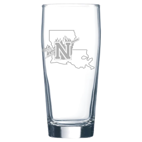 Northwestern State University Polar Camel 16 oz. Willi Becher Beer Glass