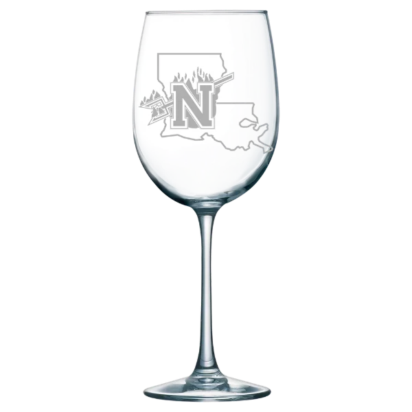 Northwestern State University Polar Camel 19 oz. Wine Glass