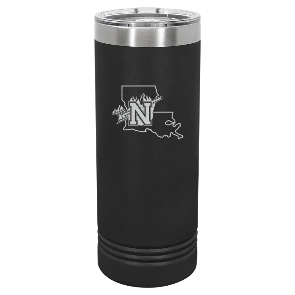Northwestern State University Polar Camel 22 oz. Skinny Tumbler with Slider Lid