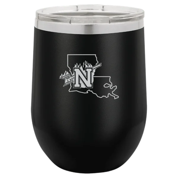 Northwestern State University Polar Camel 12 oz. Stemless Wine Tumbler