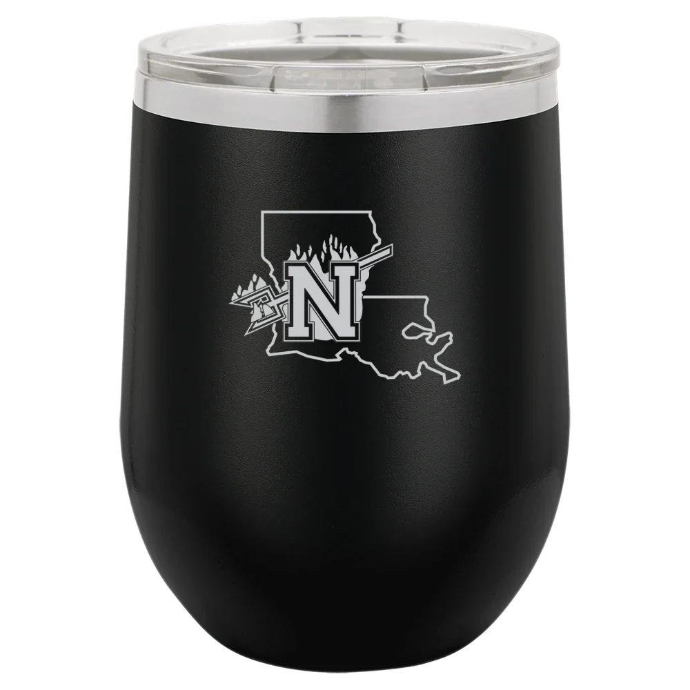 Northwestern State University Polar Camel 12 oz. Stemless Wine Tumbler