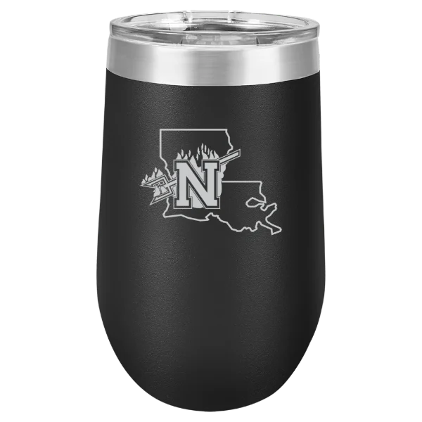 Northwestern State University Polar Camel 16 oz. Stemless Wine Tumbler