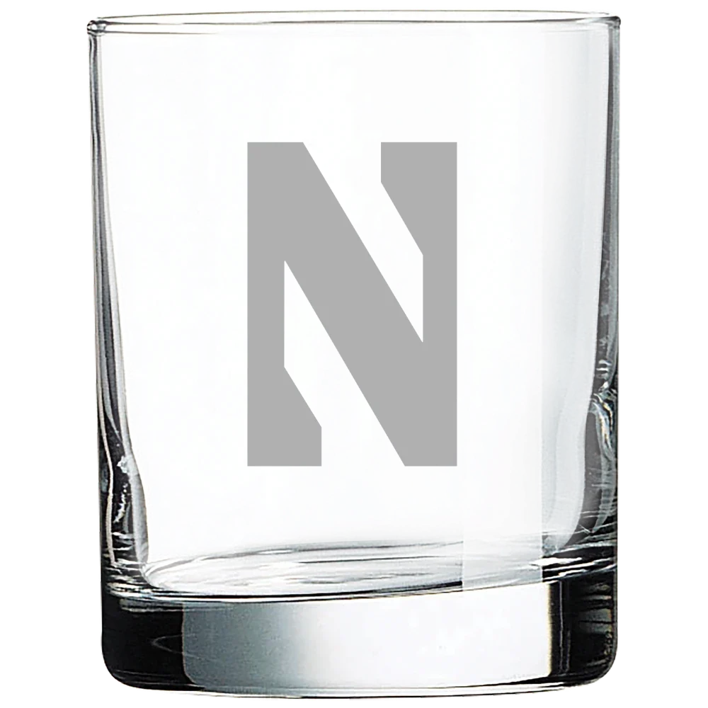 Northwestern University Polar Camel 10 1/2 oz. On The Rocks Glass