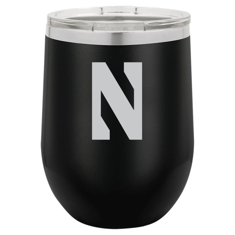 Northwestern University Polar Camel 12 oz. Stemless Wine Tumbler