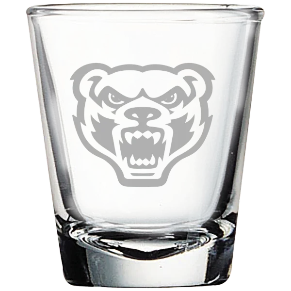 Oakland University Polar Camel 1.7 oz. Shot Glass