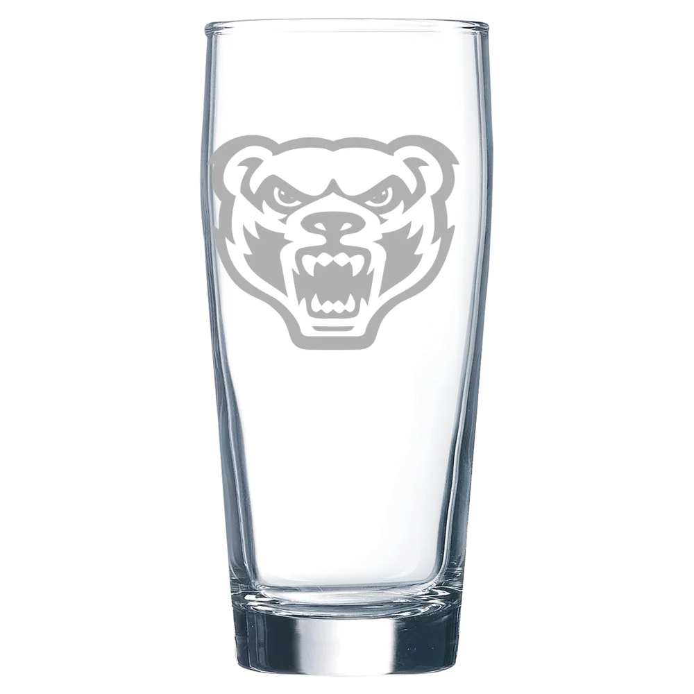 Oakland University Polar Camel 16 oz. Willi Becher Beer Glass