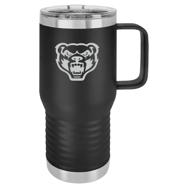 Oakland University Polar Camel 20 oz. Travel Mug with Slider Lid