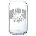 Ohio University Polar Camel 16 oz. Can Glass