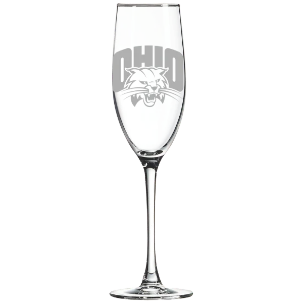 Ohio University Polar Camel 8 oz. Champagne Flute