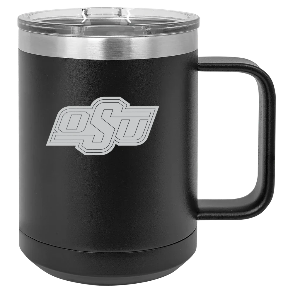 Oklahoma State University Polar Camel 15 oz. Mug with Slider Lid