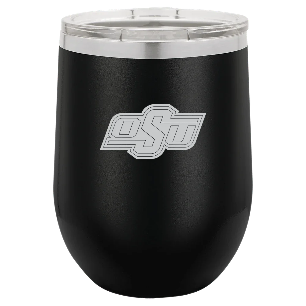 Oklahoma State University Polar Camel 12 oz. Stemless Wine Tumbler