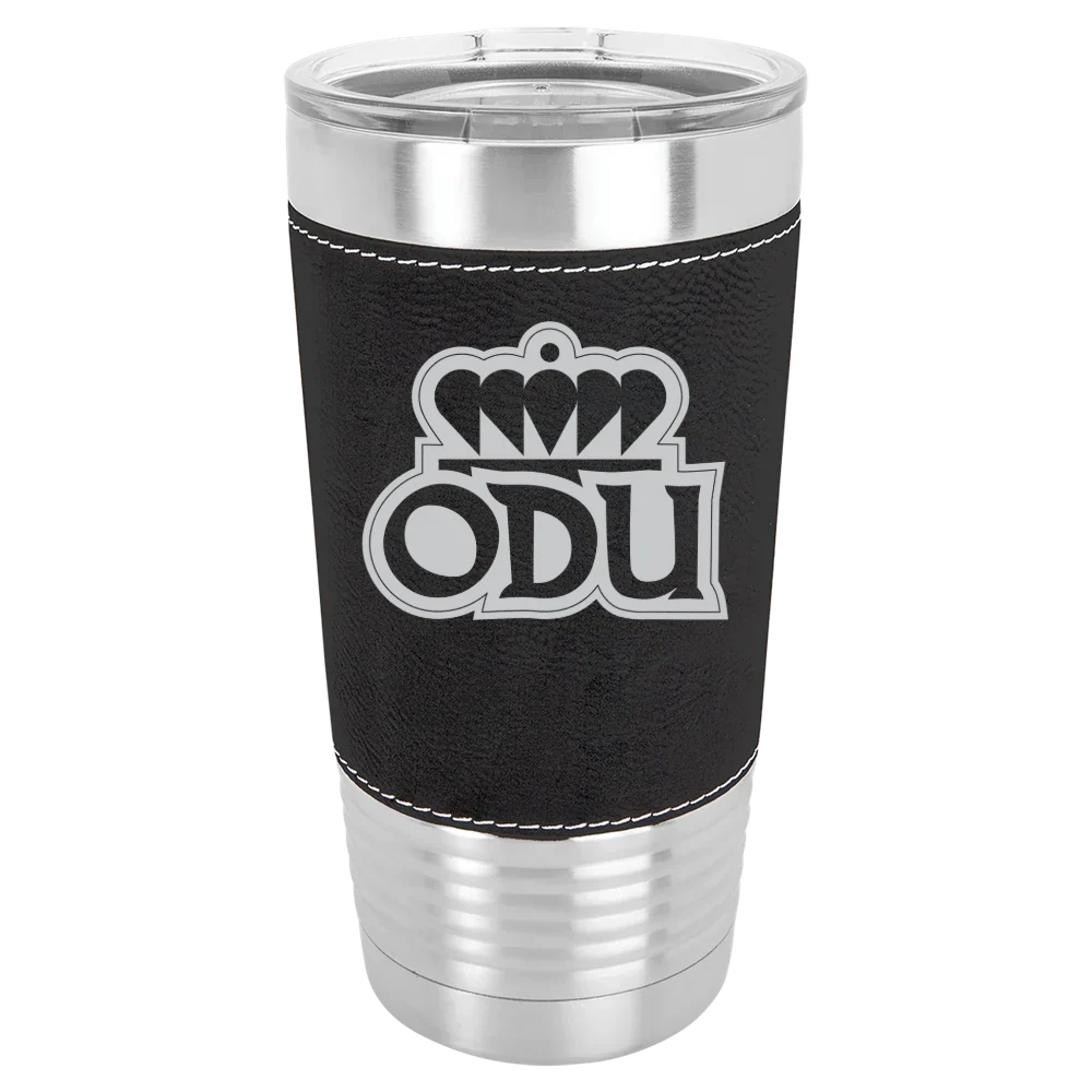 Old Dominion University Polar Camel 20 oz. Leatherette Grip Tumbler with Standard Lid