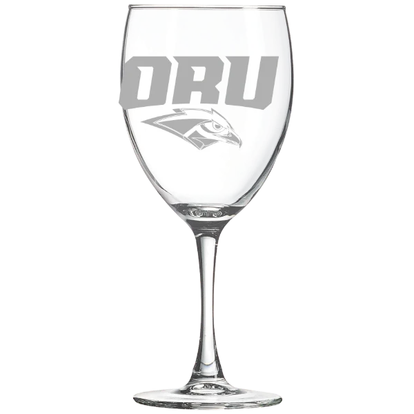 Oral Roberts University Polar Camel 10 1/2 oz. Wine Glass