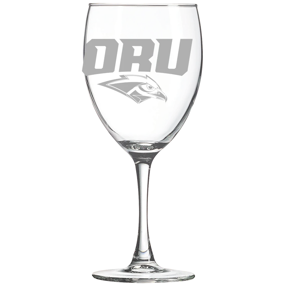 Oral Roberts University Polar Camel 10 1/2 oz. Wine Glass