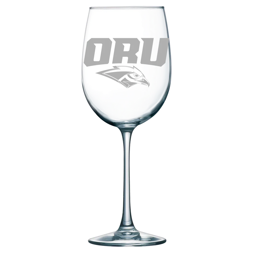 Oral Roberts University Polar Camel 19 oz. Wine Glass