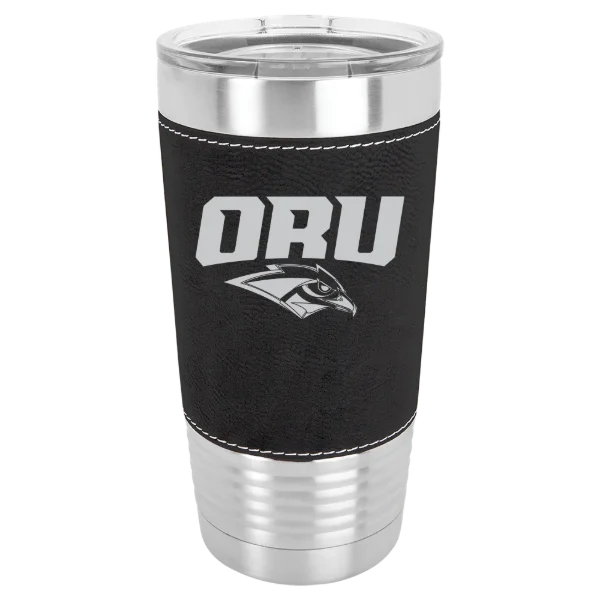 Oral Roberts University Polar Camel 20 oz. Leatherette Grip Tumbler with Standard Lid