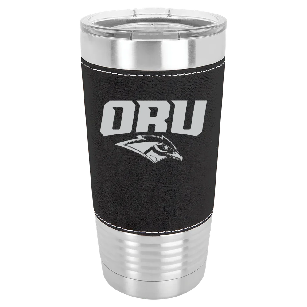 Oral Roberts University Polar Camel 20 oz. Leatherette Grip Tumbler with Standard Lid