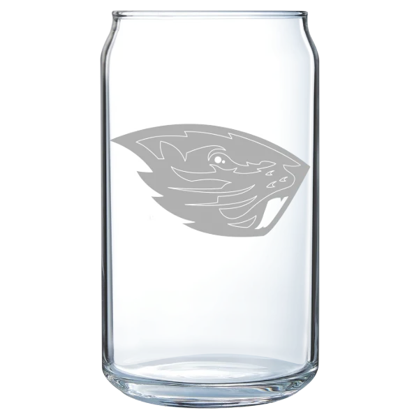 Oregon State University Polar Camel 16 oz. Can Glass