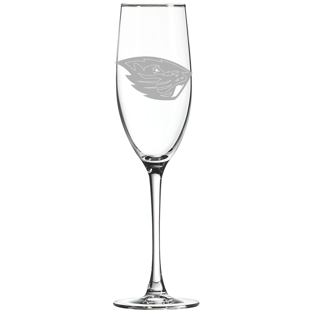 Oregon State University Polar Camel 8 oz. Champagne Flute