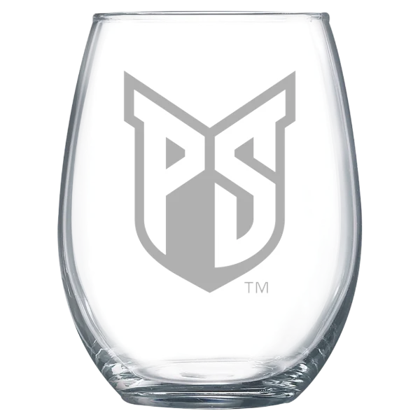 Portland State University Polar Camel 15 oz. Stemless Wine Glass