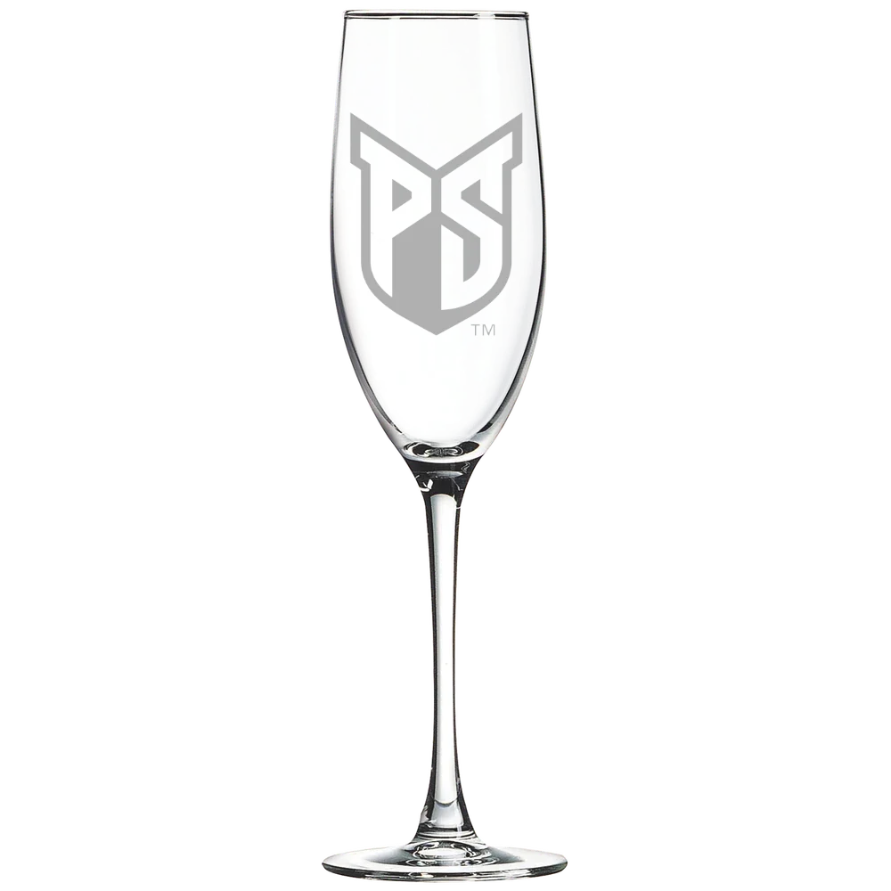 Portland State University Polar Camel 8 oz. Champagne Flute
