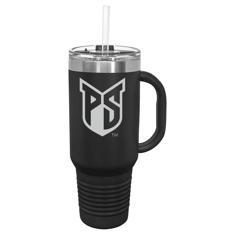 Portland State University Polar Camel 40 oz. Travel Mug with Snap Lid & Straw
