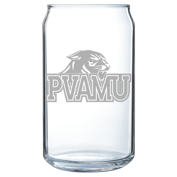 Prairie View A&M University Polar Camel 16 oz. Can Glass