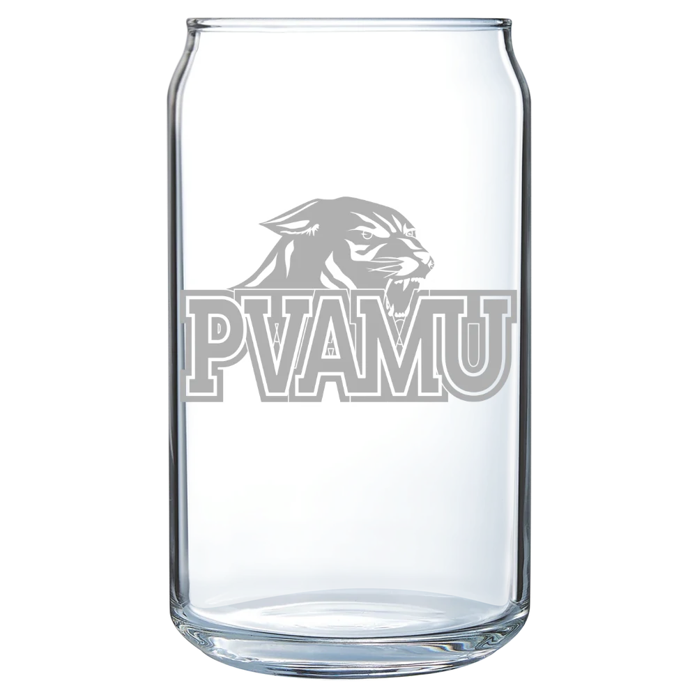 Prairie View A&M University Polar Camel 16 oz. Can Glass
