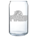 Prairie View A&M University Polar Camel 16 oz. Can Glass