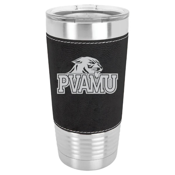 Prairie View A&M University Polar Camel 20 oz. Leatherette Grip Tumbler with Standard Lid