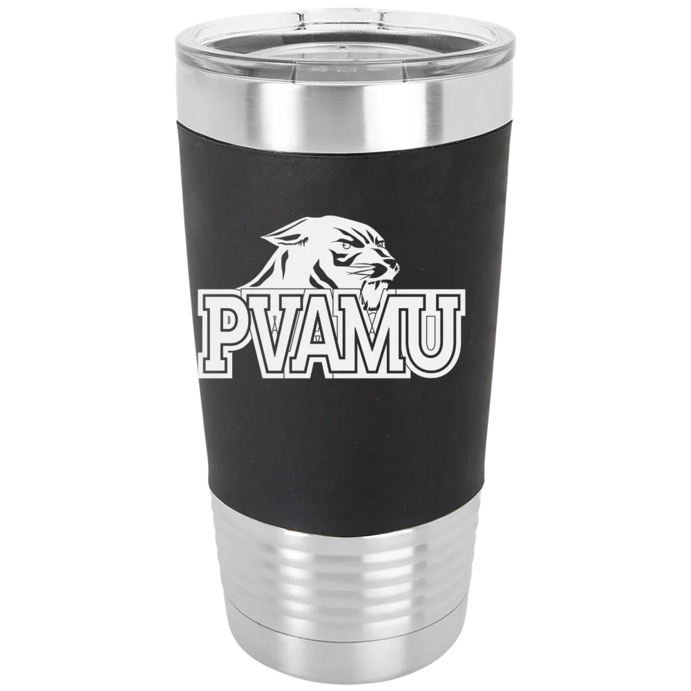 Prairie View A&M University Polar Camel 20 oz. Silicone Grip Tumbler with Standard Lid