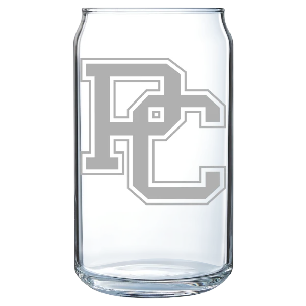 Presbyterian College Polar Camel 16 oz. Can Glass