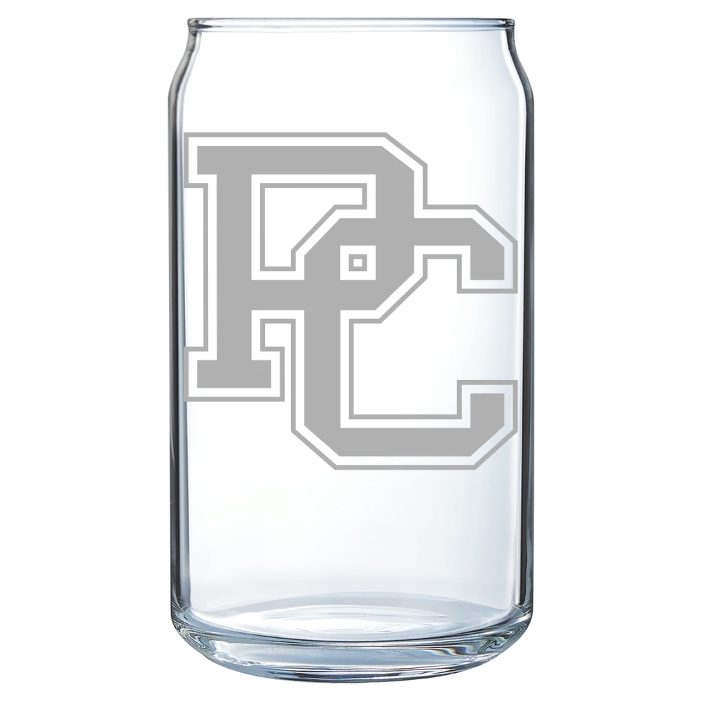 Presbyterian College Polar Camel 16 oz. Can Glass