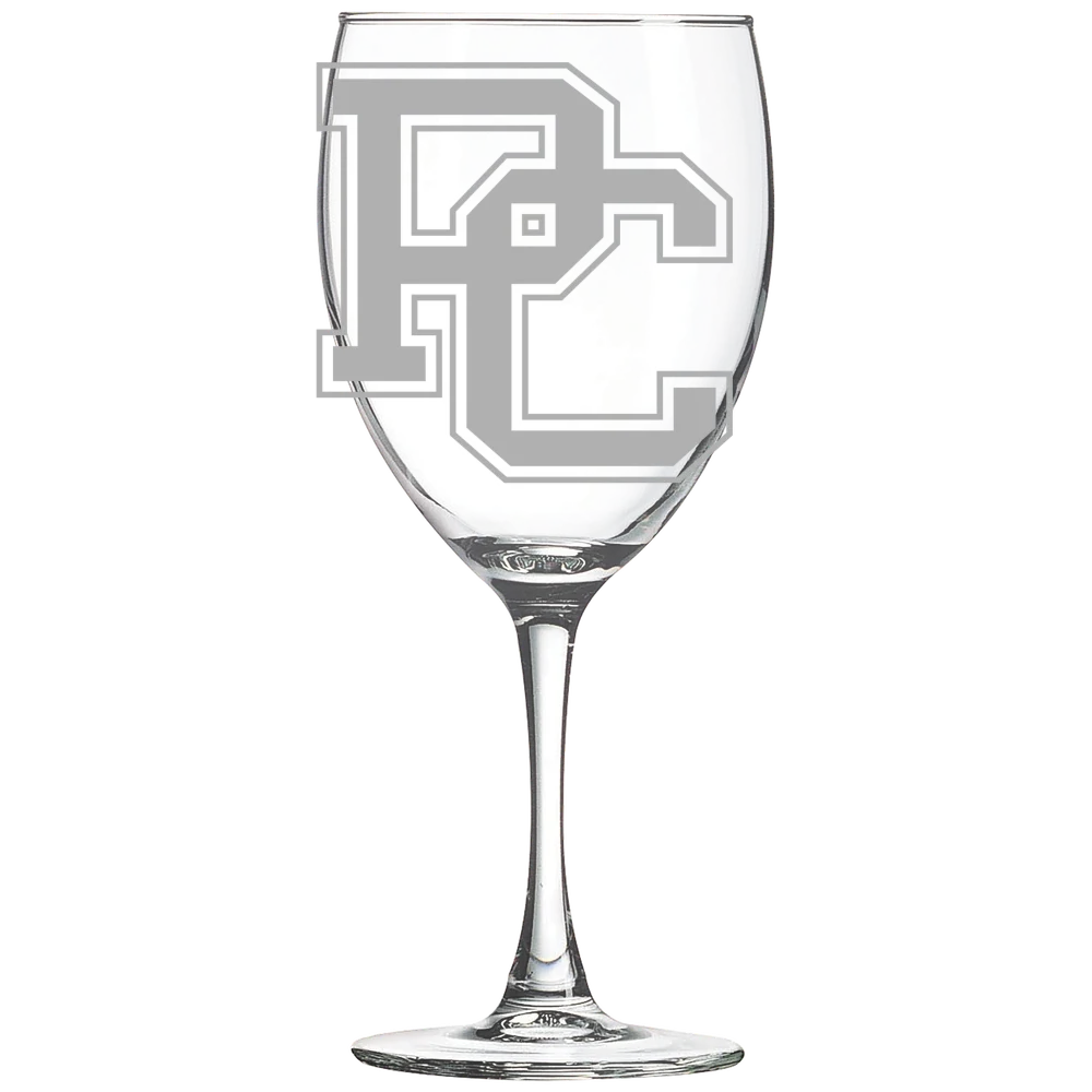Presbyterian College Polar Camel 10 1/2 oz. Wine Glass