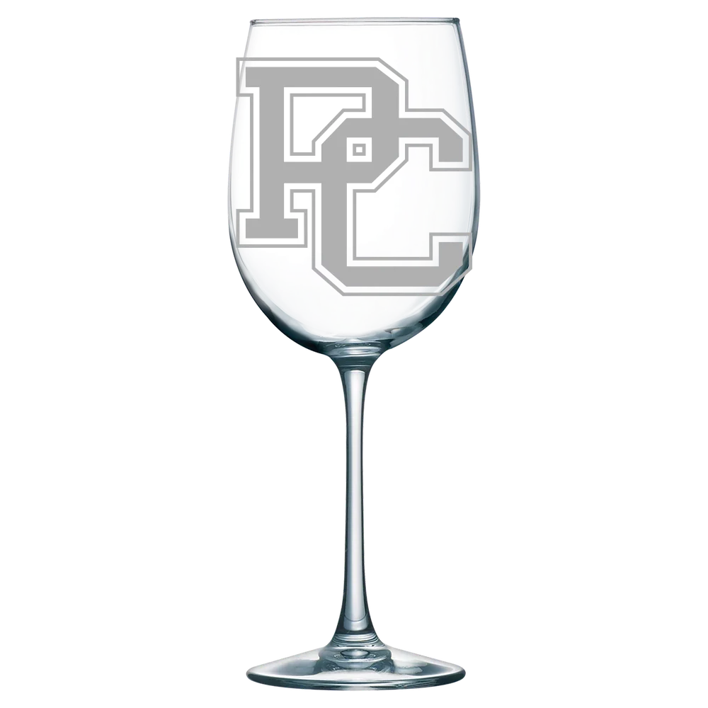 Presbyterian College Polar Camel 19 oz. Wine Glass