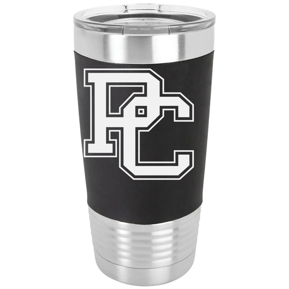 Presbyterian College Polar Camel 20 oz. Silicone Grip Tumbler with Standard Lid