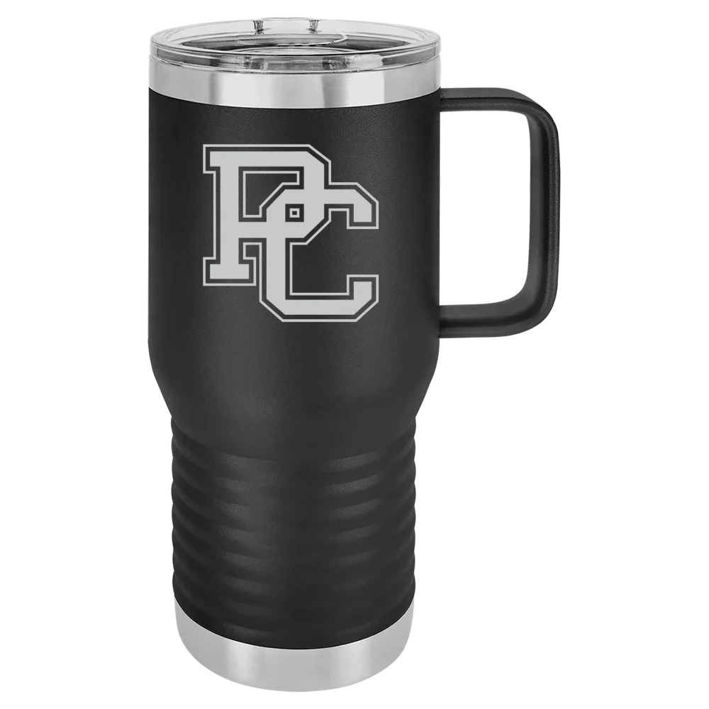 Presbyterian College Polar Camel 20 oz. Travel Mug with Slider Lid