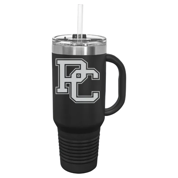Presbyterian College Polar Camel 40 oz. Travel Mug with Snap Lid & Straw