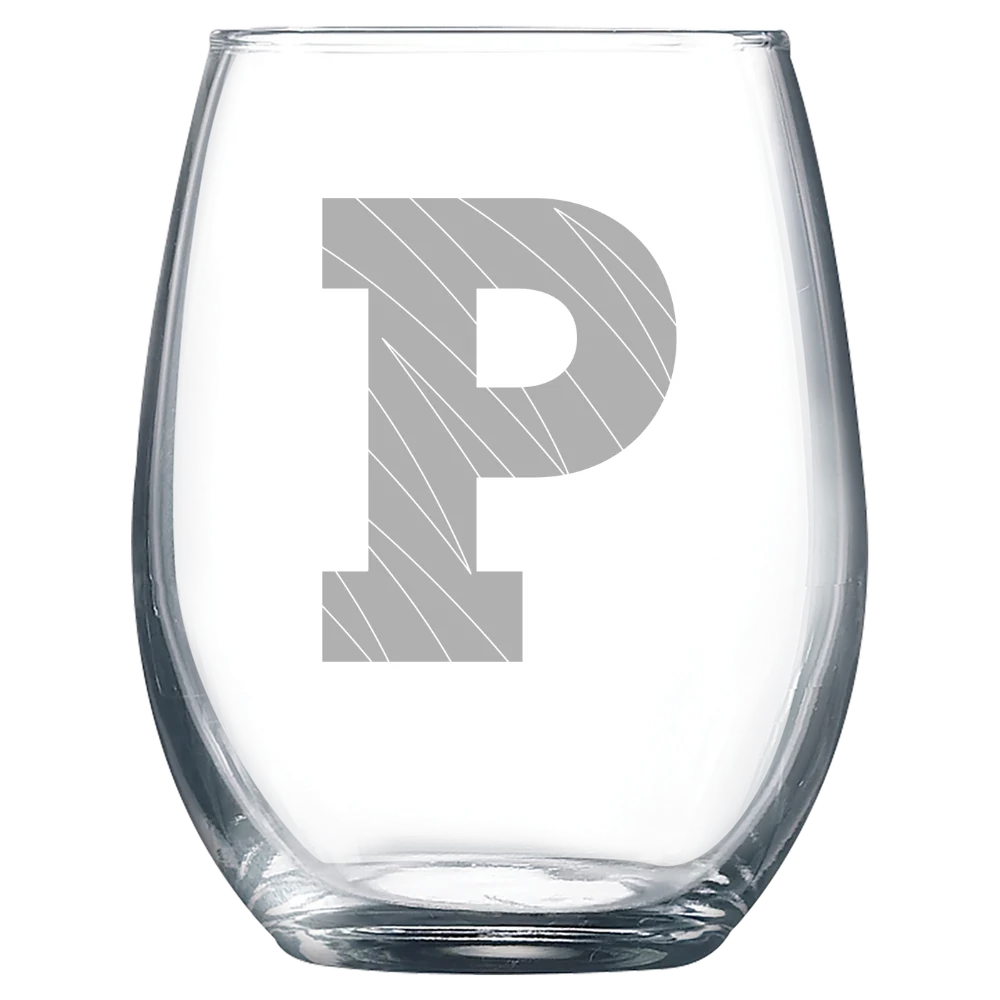 Princeton University Polar Camel 9 oz. Stemless Wine Glass
