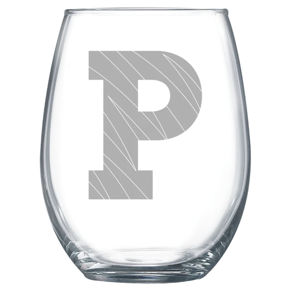 Princeton University Polar Camel 15 oz. Stemless Wine Glass