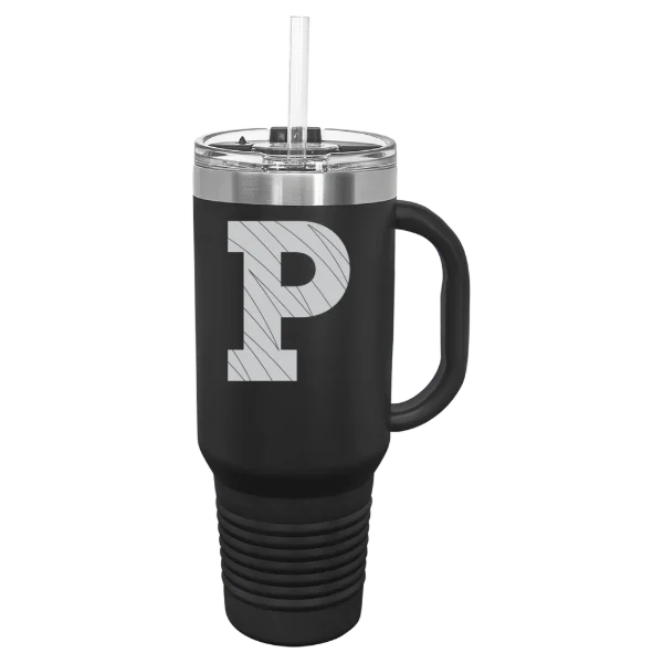 Princeton University Polar Camel 40 oz. Travel Mug with Snap Lid & Straw