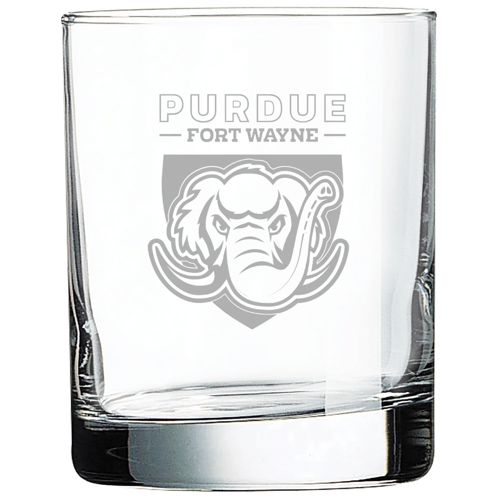 Purdue University Fort Wayne Polar Camel 10 1/2 oz. On The Rocks Glass
