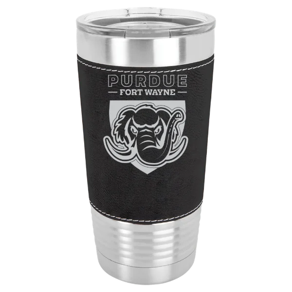 Purdue University Fort Wayne Polar Camel 20 oz. Leatherette Grip Tumbler with Standard Lid