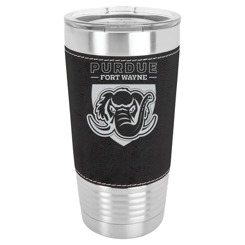Purdue University Fort Wayne Polar Camel 20 oz. Leatherette Grip Tumbler with Standard Lid