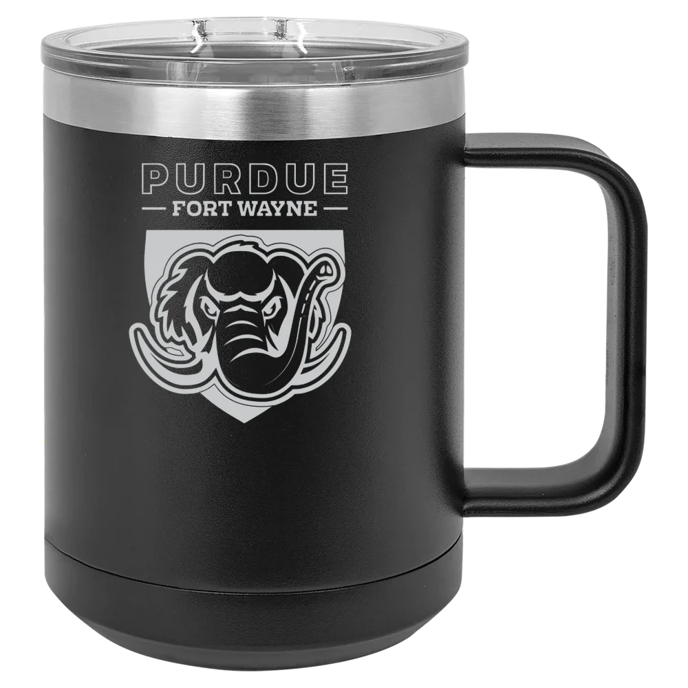 Purdue University Fort Wayne Polar Camel 15 oz. Mug with Slider Lid