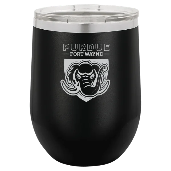 Purdue University Fort Wayne Polar Camel 12 oz. Stemless Wine Tumbler