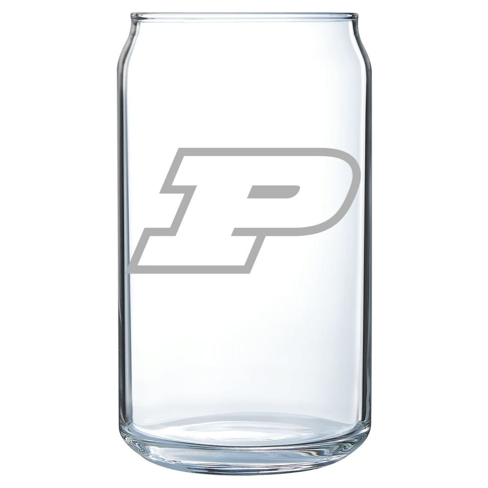 Purdue University Polar Camel 16 oz. Can Glass